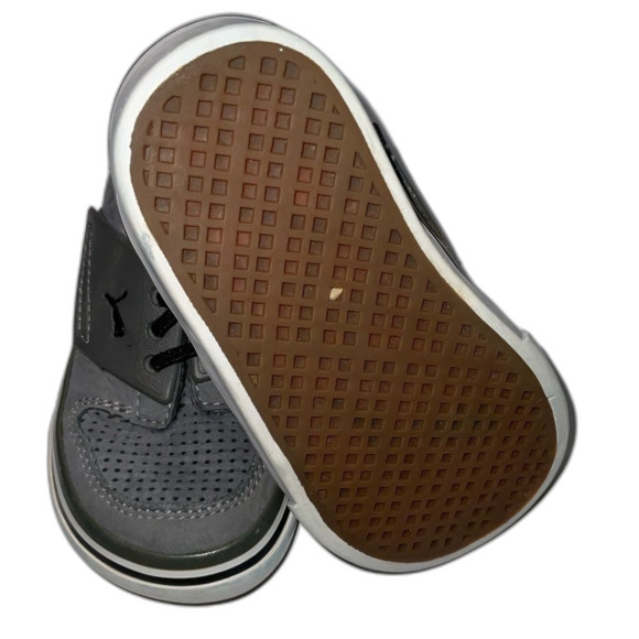 Puma Slip On Gray Toddler Sneakers Size 5 - Picture 5 of 5